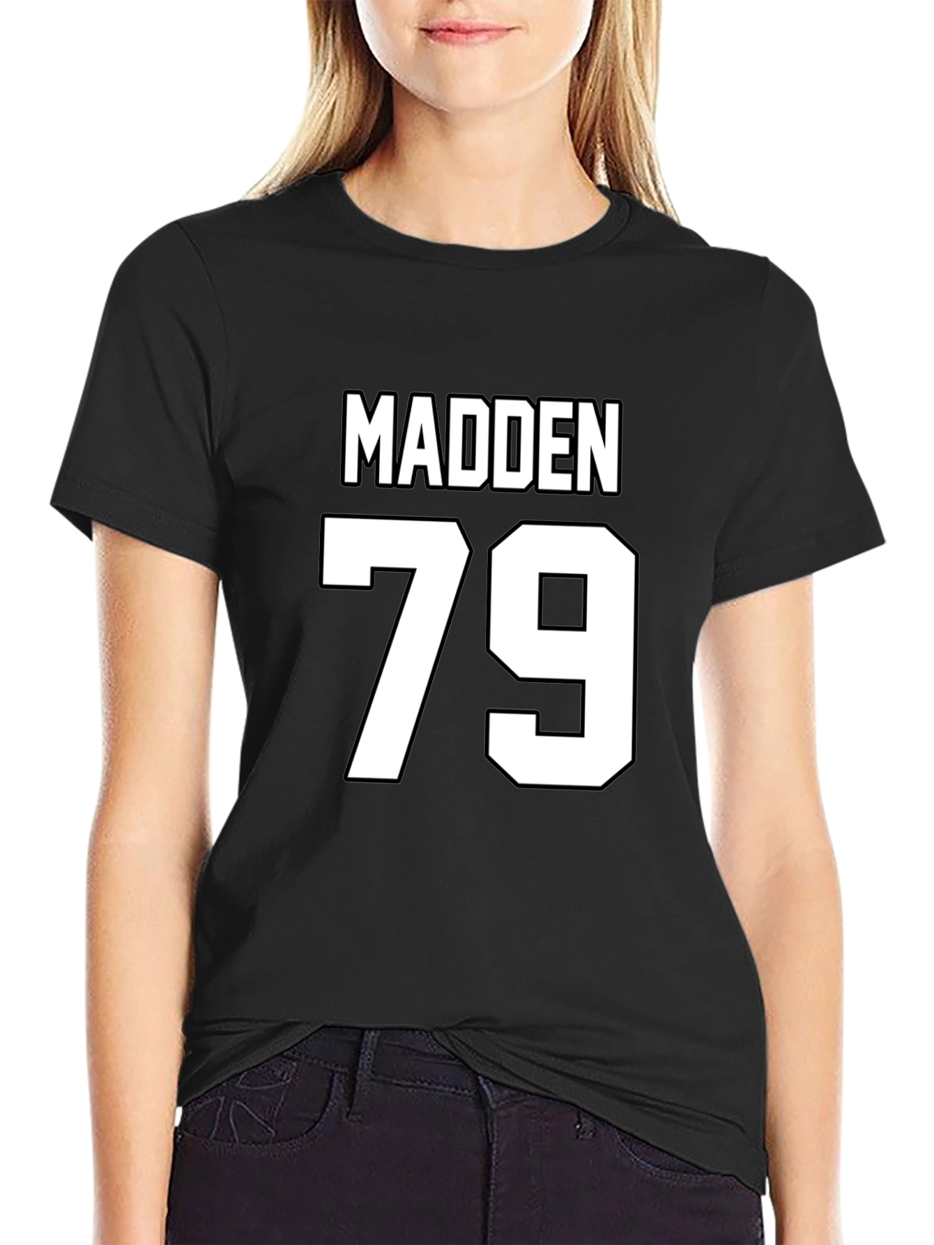 Madden 79 Graphic Tee - Black Cotton T-Shirt