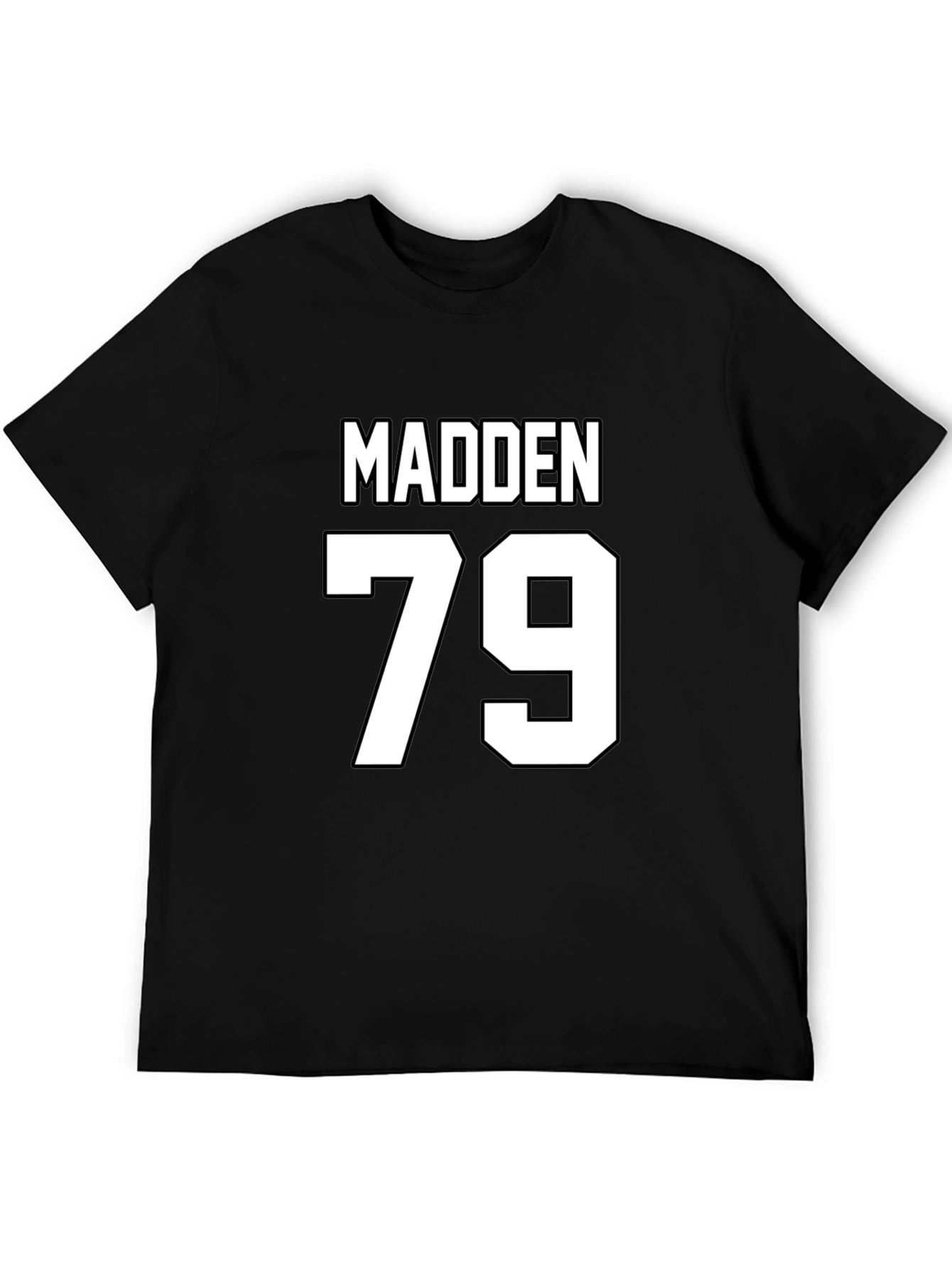 Madden 79 Graphic Tee - Black Cotton T-Shirt