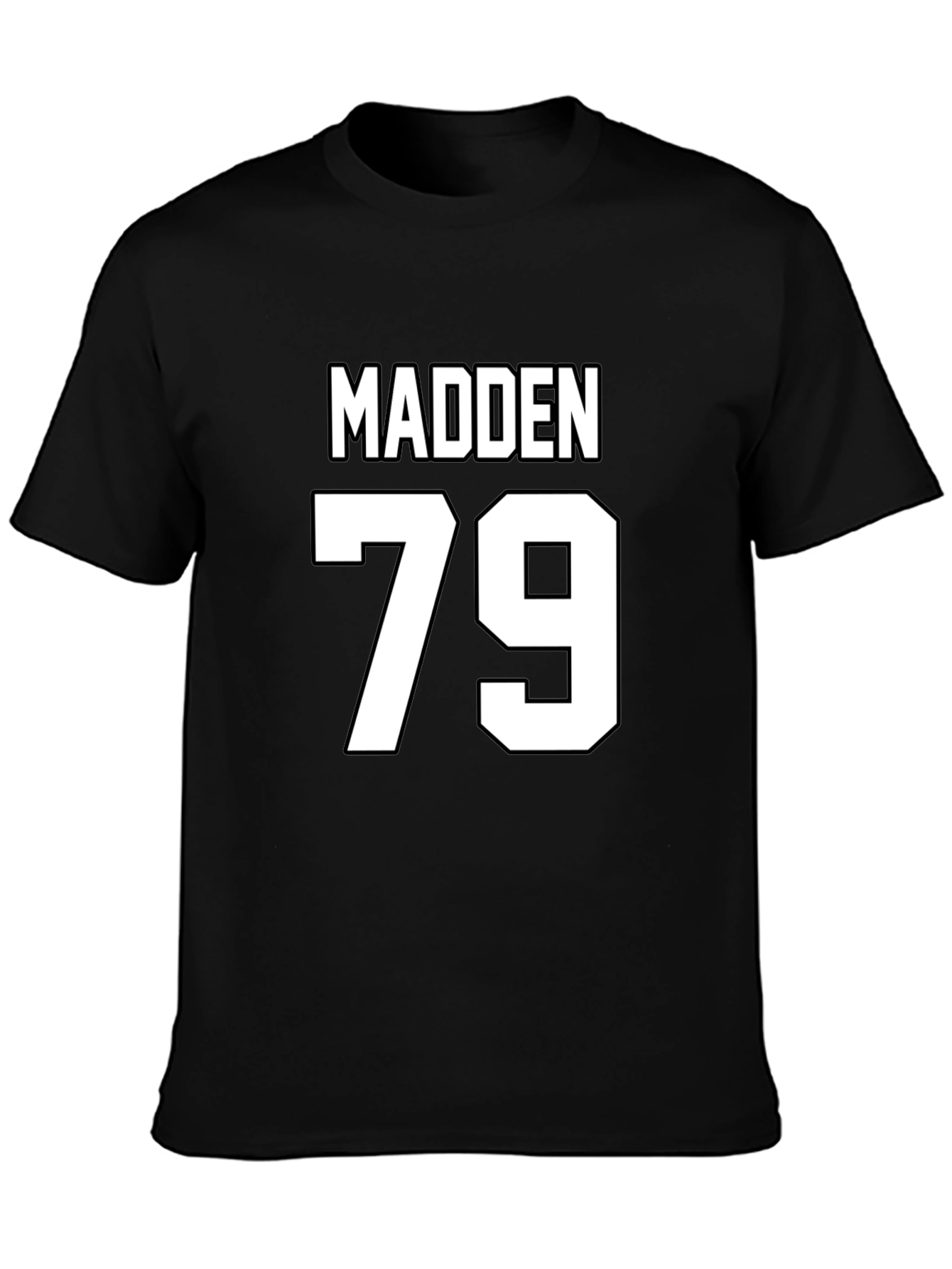Madden 79 Graphic Tee - Black Cotton T-Shirt