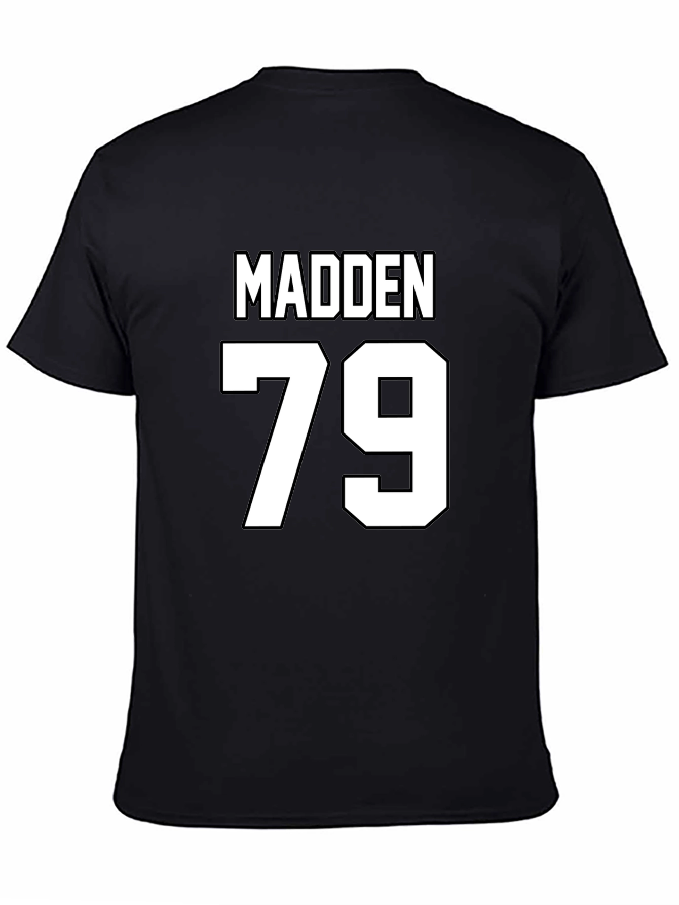 Madden 79 Graphic Tee - Black Cotton T-Shirt