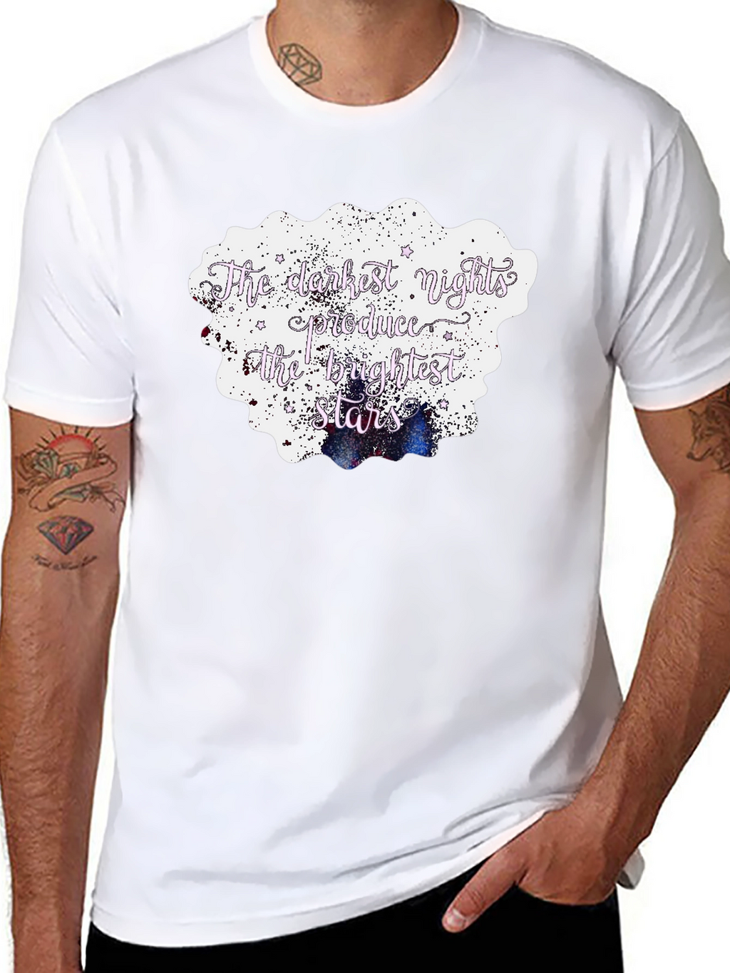 Darkest Nights Brightest Stars Graphic Tee