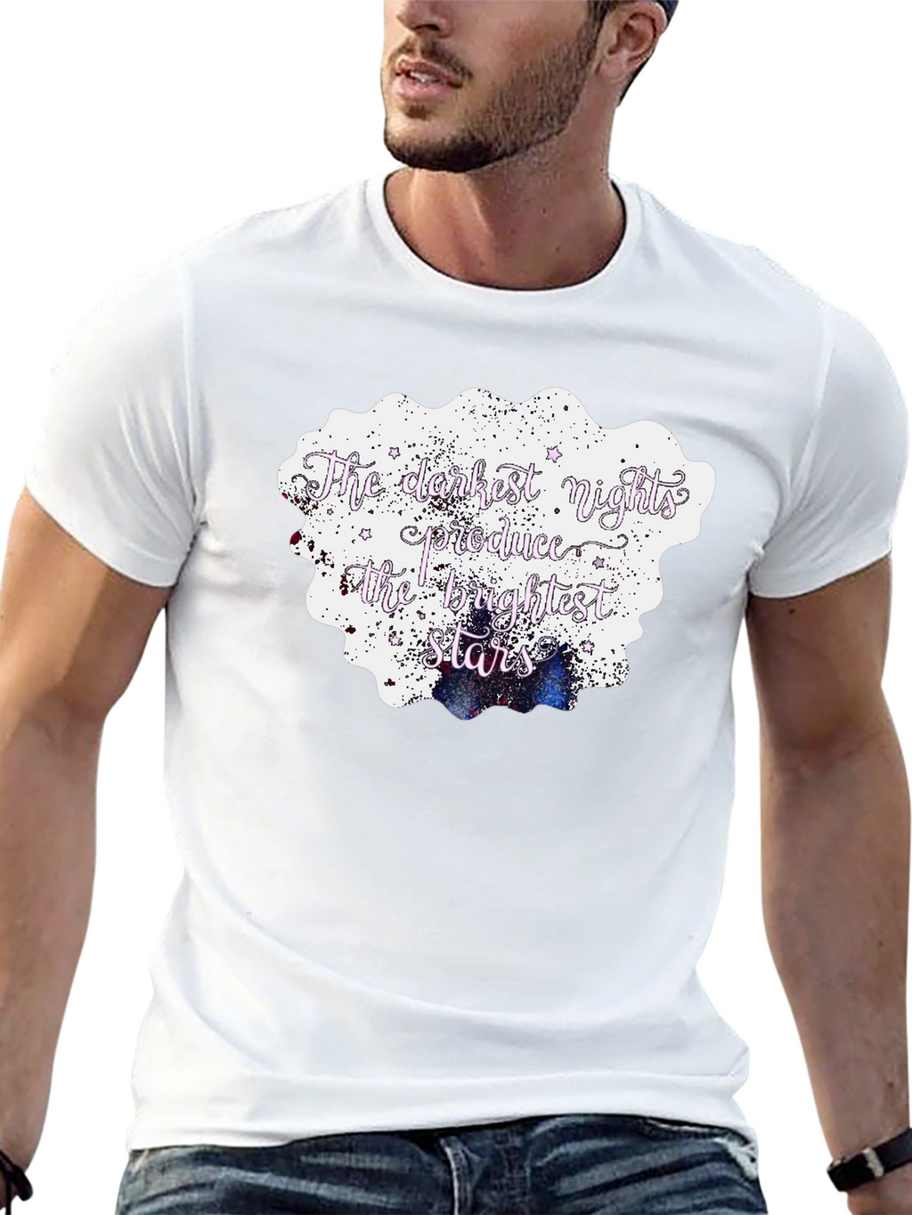 Darkest Nights Brightest Stars Graphic Tee