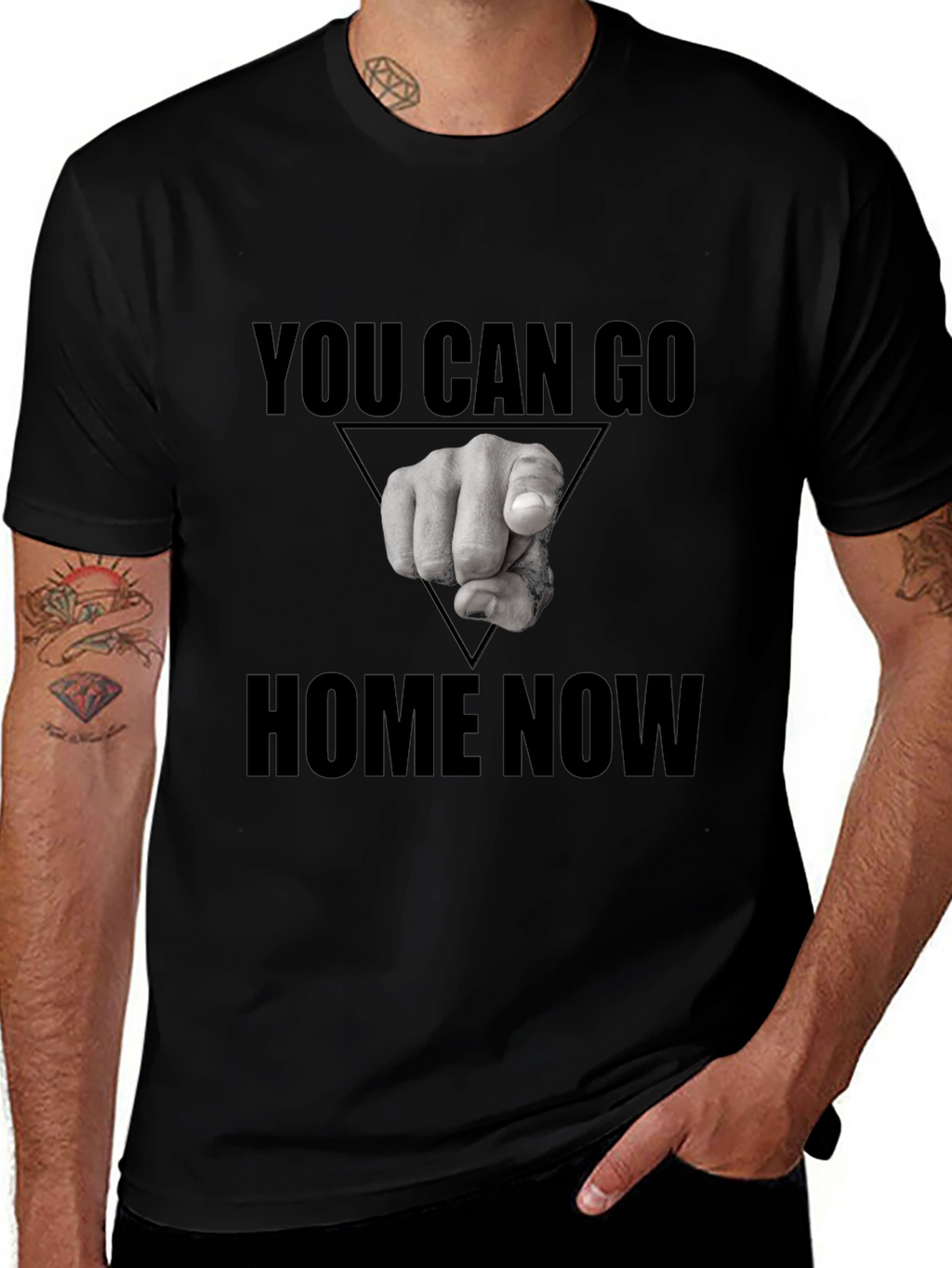 You Can Go Home Now Graphic T-Shirt