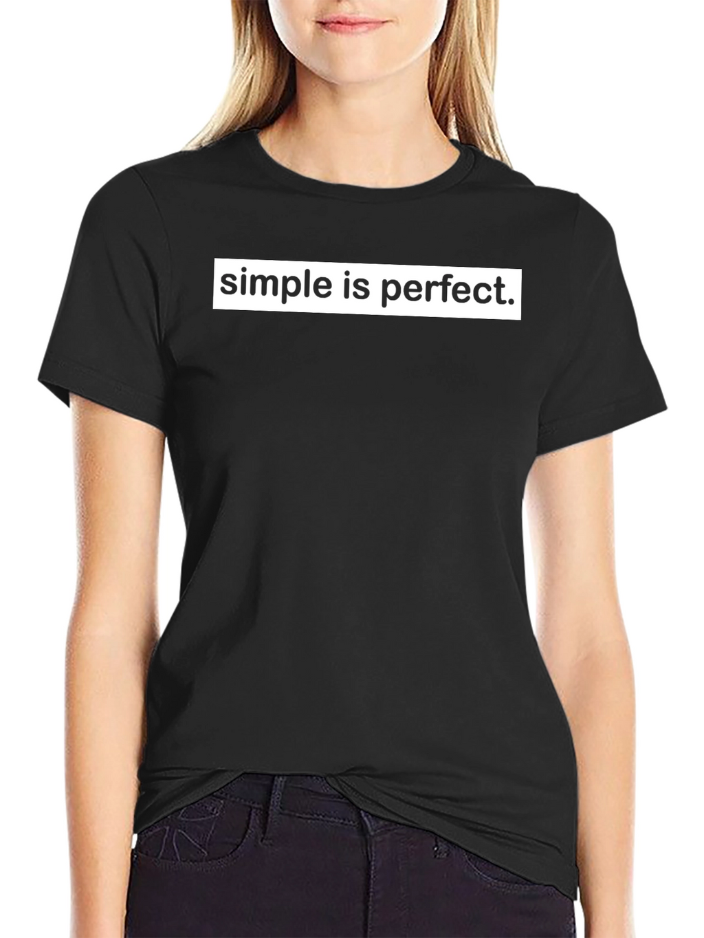 Simple is Perfect Graphic T-Shirt - Classic Style