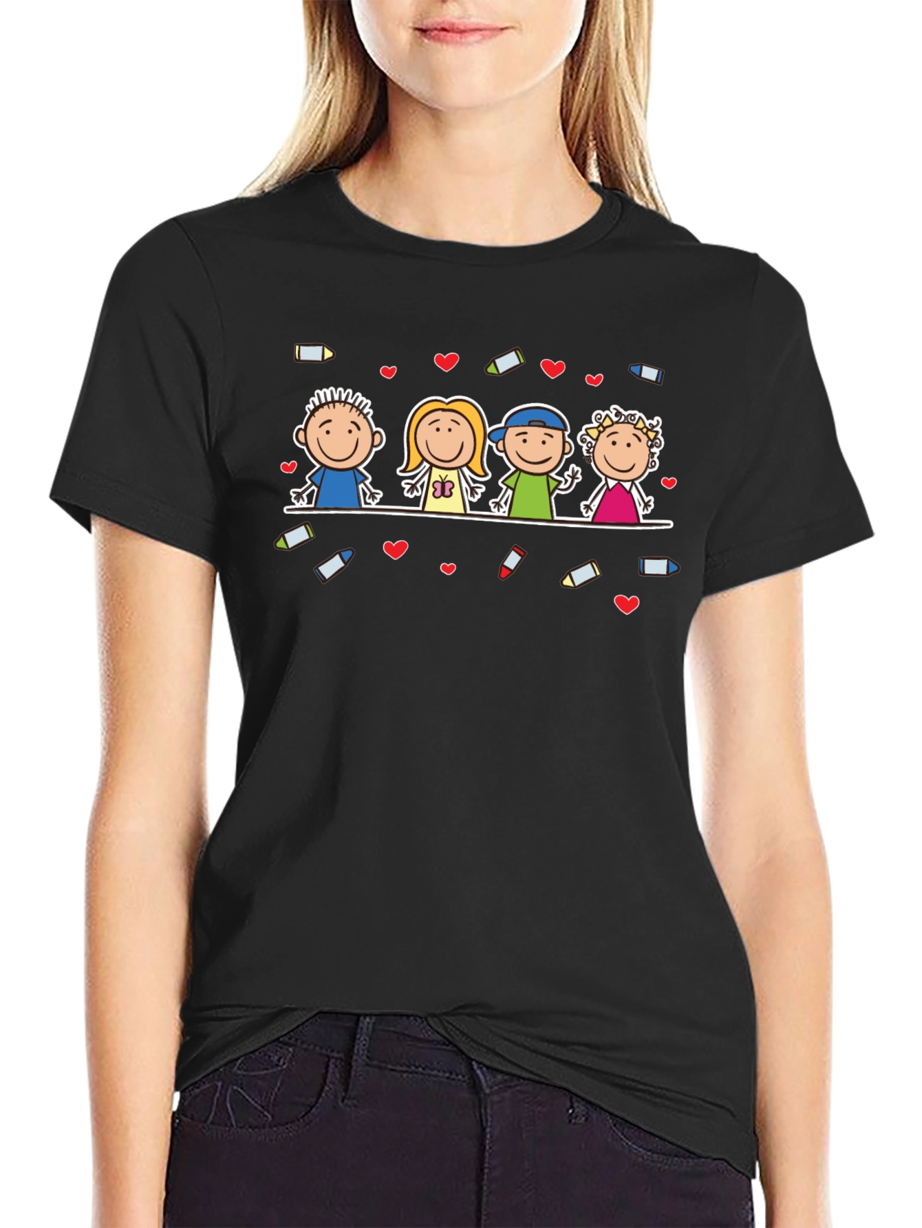 Kids Drawing T-Shirt - Teacher Gift