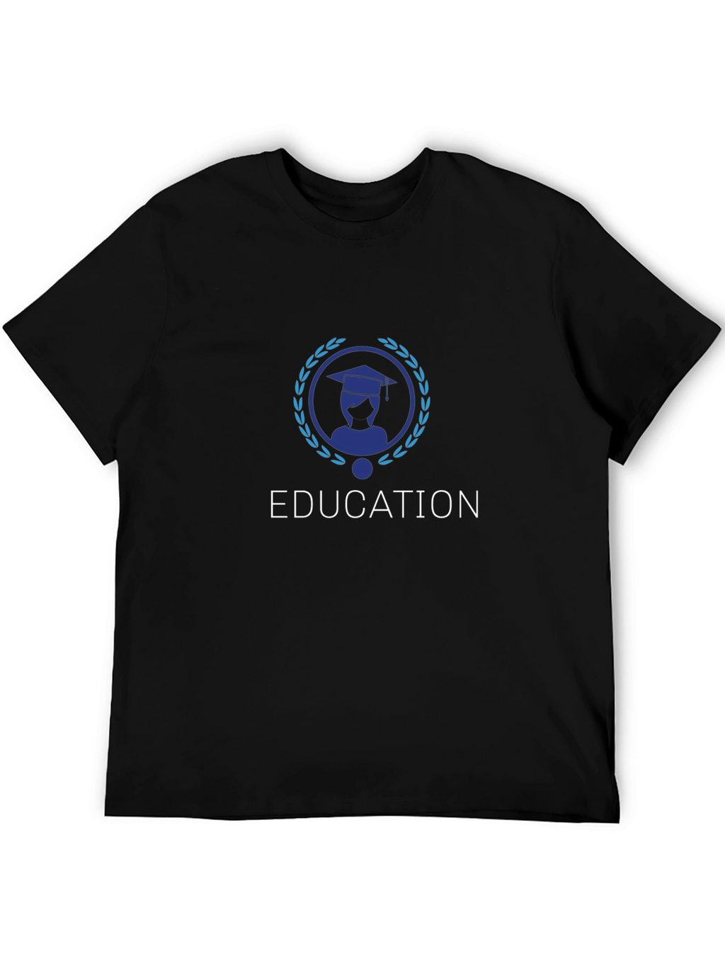 Education Graphic T-Shirt - Unisex Black Tee