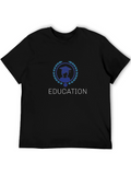 Education Graphic T-Shirt - Unisex Black Tee