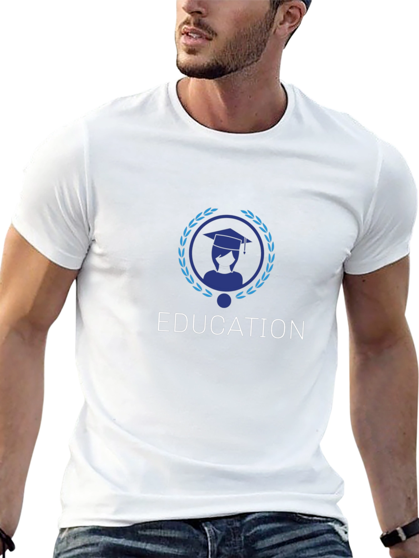 Education Graphic T-Shirt - Unisex Black Tee
