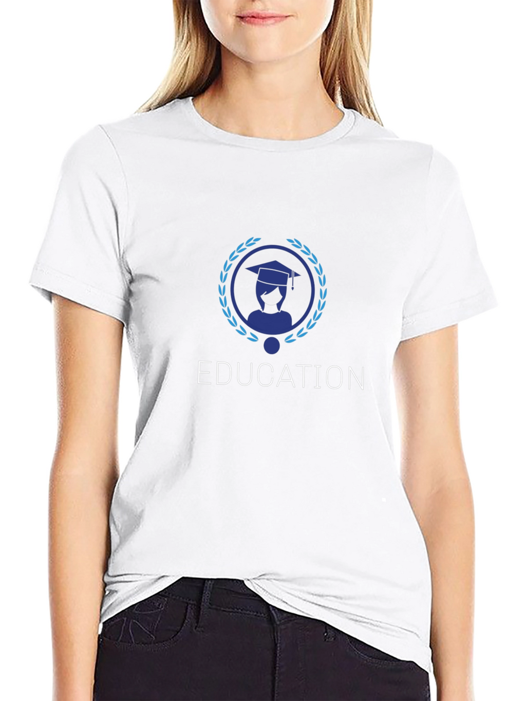 Education Graphic T-Shirt - Unisex Black Tee