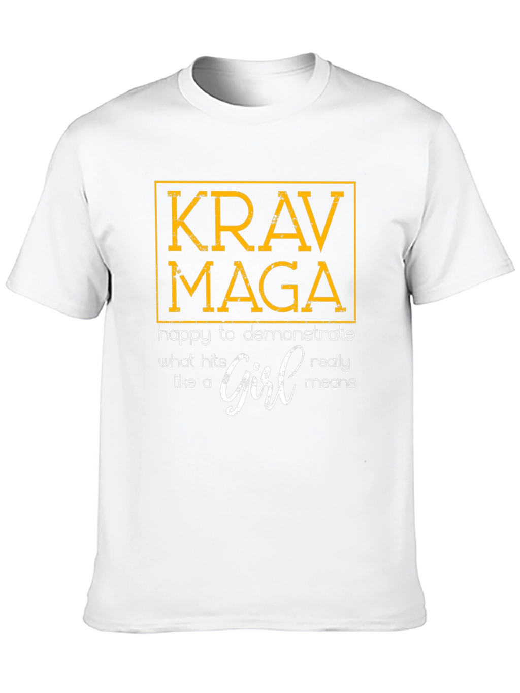 Krav Maga Like a Girl Graphic T-Shirt
