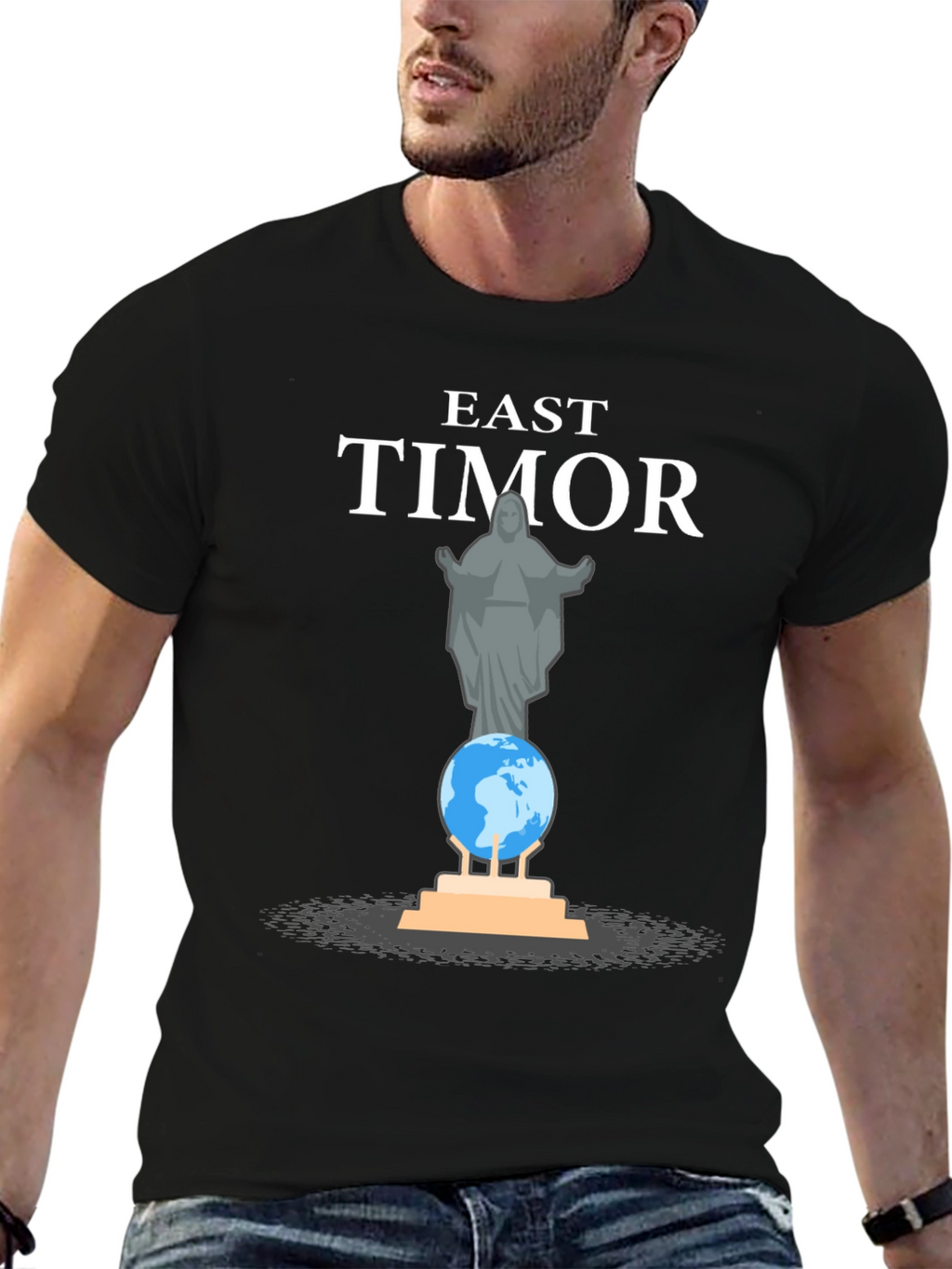 East Timor Statue Graphic Tee - Unisex