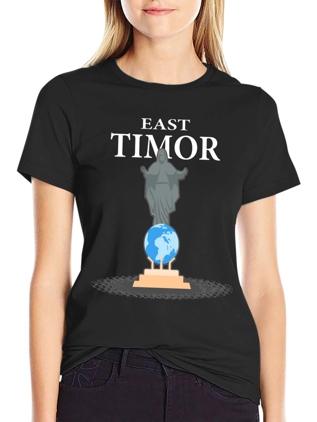 East Timor Statue Graphic Tee - Unisex
