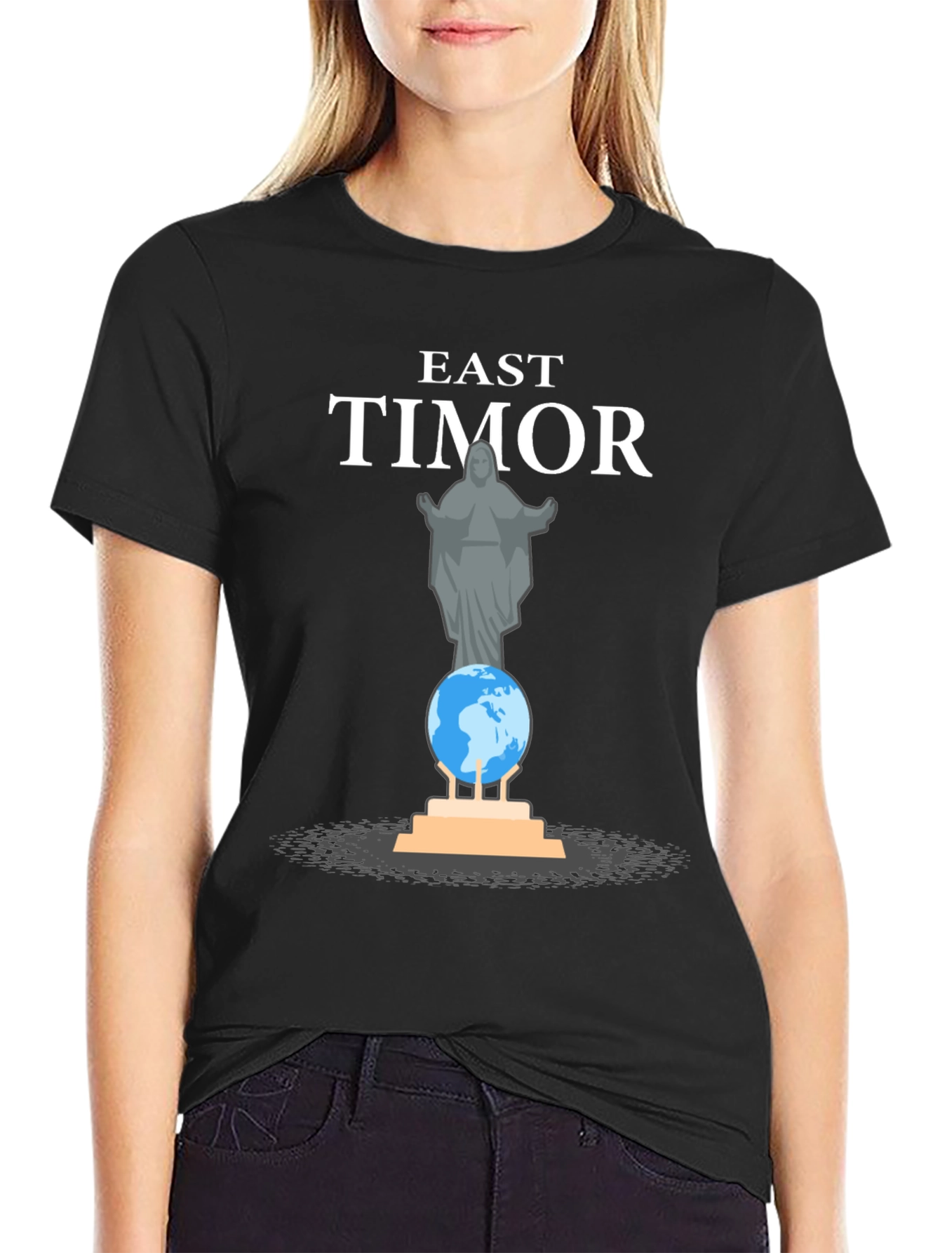 East Timor Statue Graphic Tee - Unisex