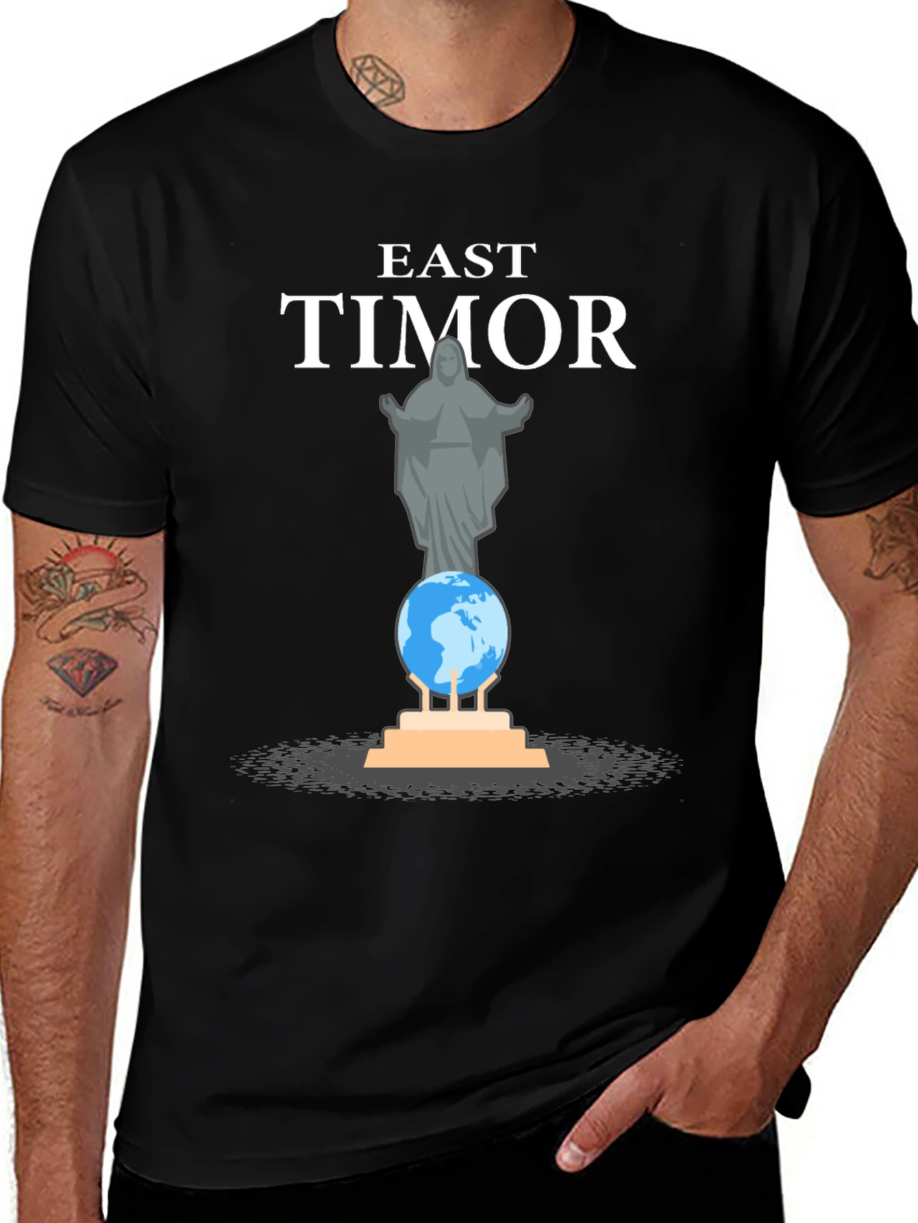 East Timor Statue Graphic Tee - Unisex
