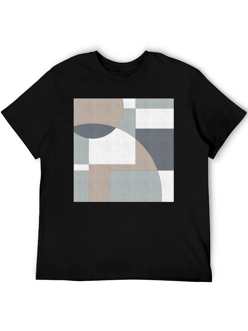 Abstract Geometric T-Shirt: Modern Art Tee