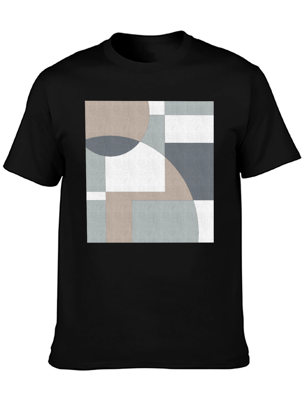 Abstract Geometric T-Shirt: Modern Art Tee