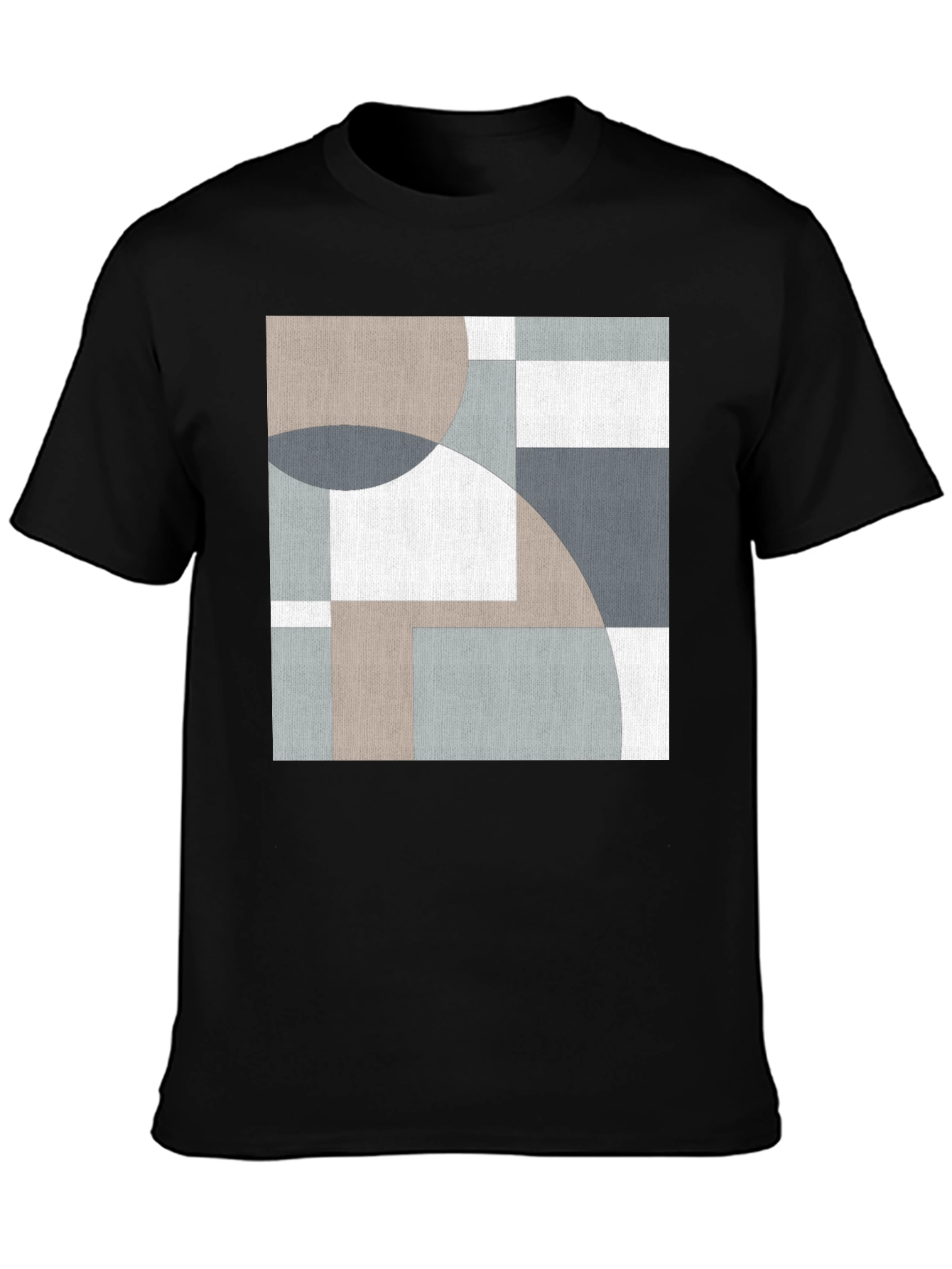 Abstract Geometric T-Shirt: Modern Art Tee