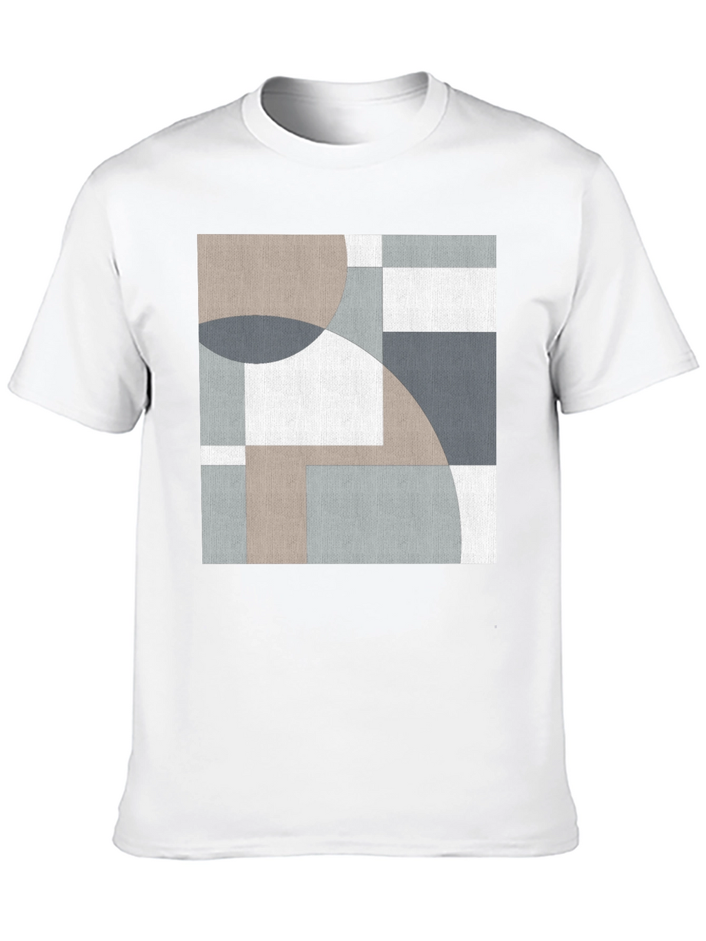 Abstract Geometric T-Shirt: Modern Art Tee