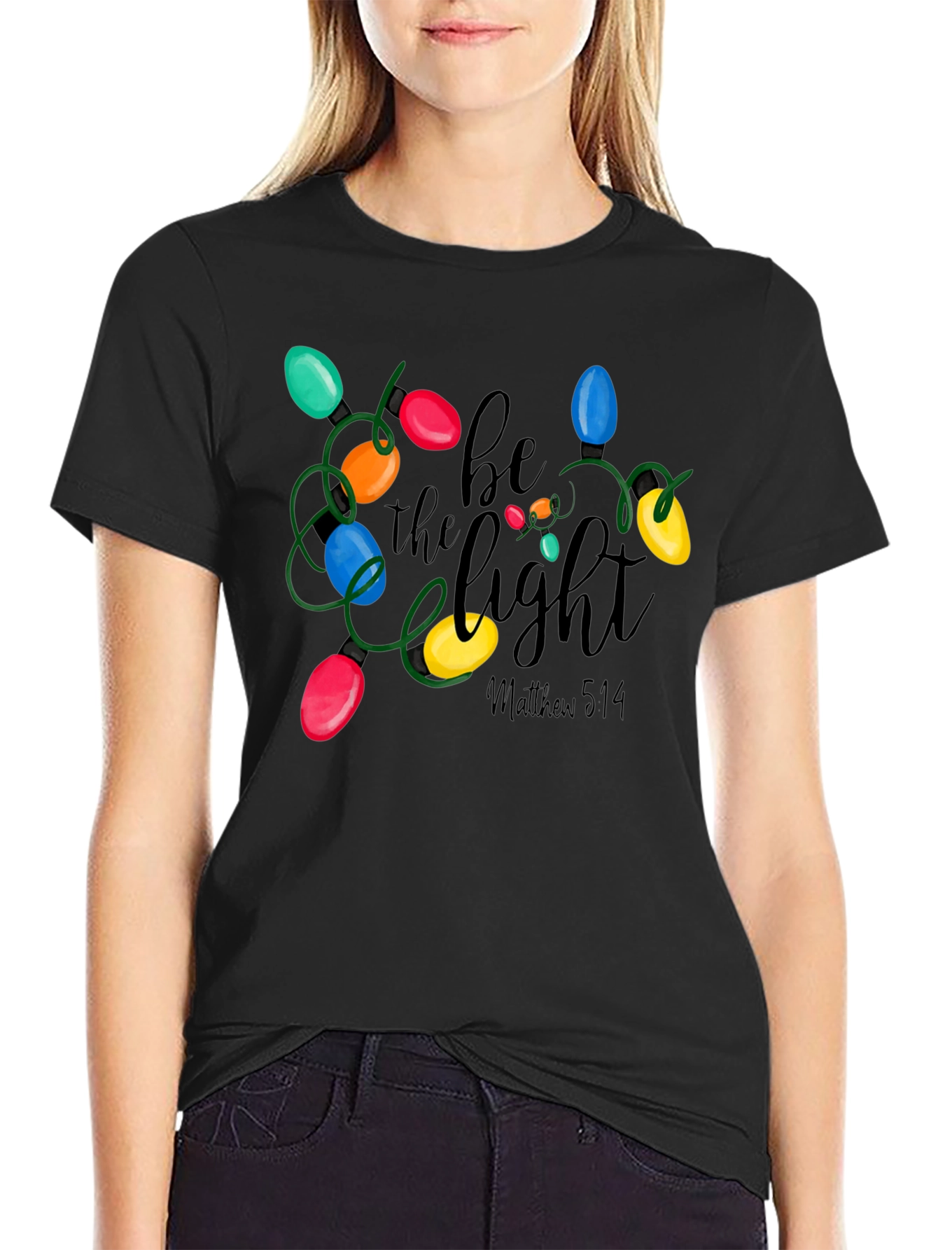 Be the Light T-Shirt - Festive Holiday Apparel