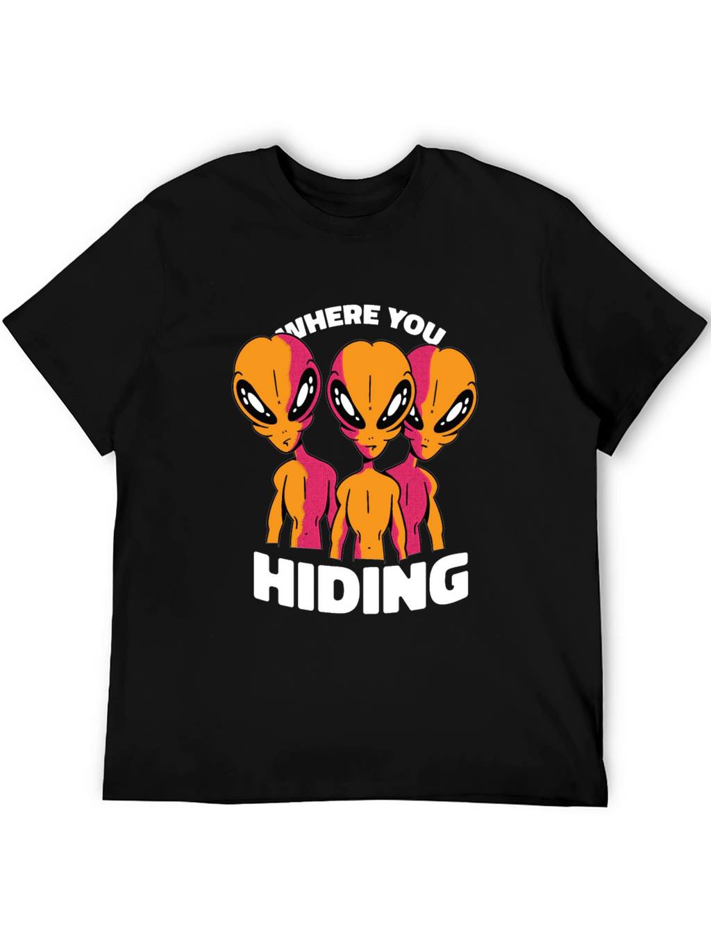Alien Where You Hiding Graphic T-Shirt