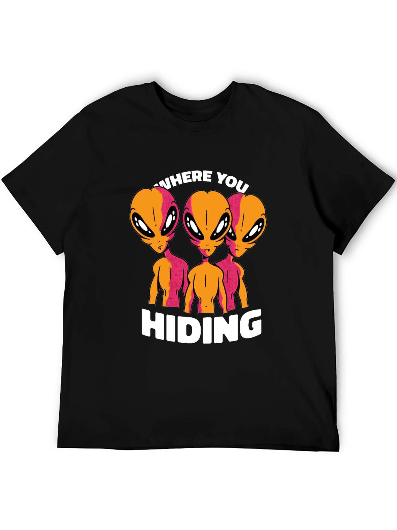 Alien Where You Hiding Graphic T-Shirt