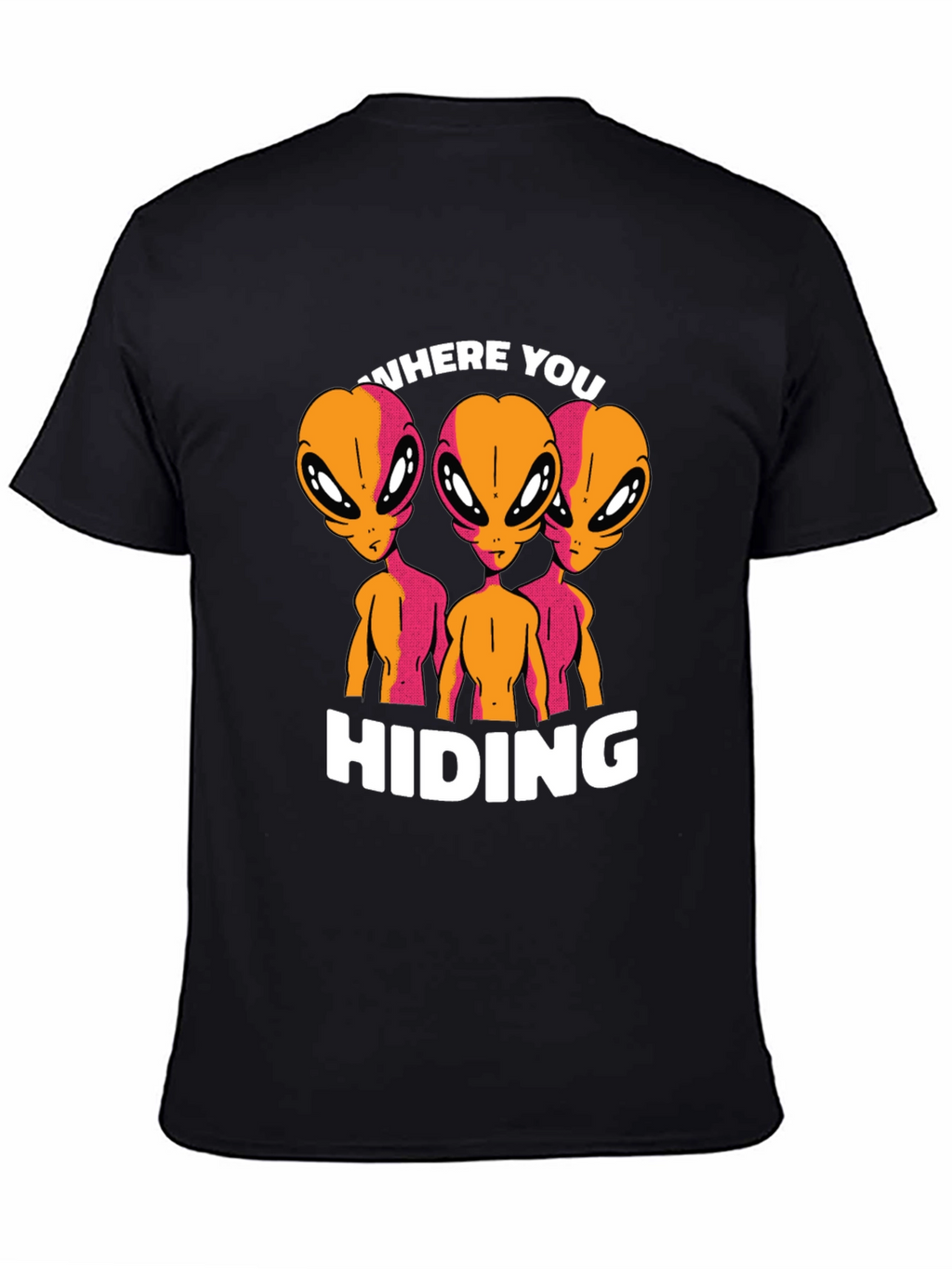 Alien Where You Hiding Graphic T-Shirt