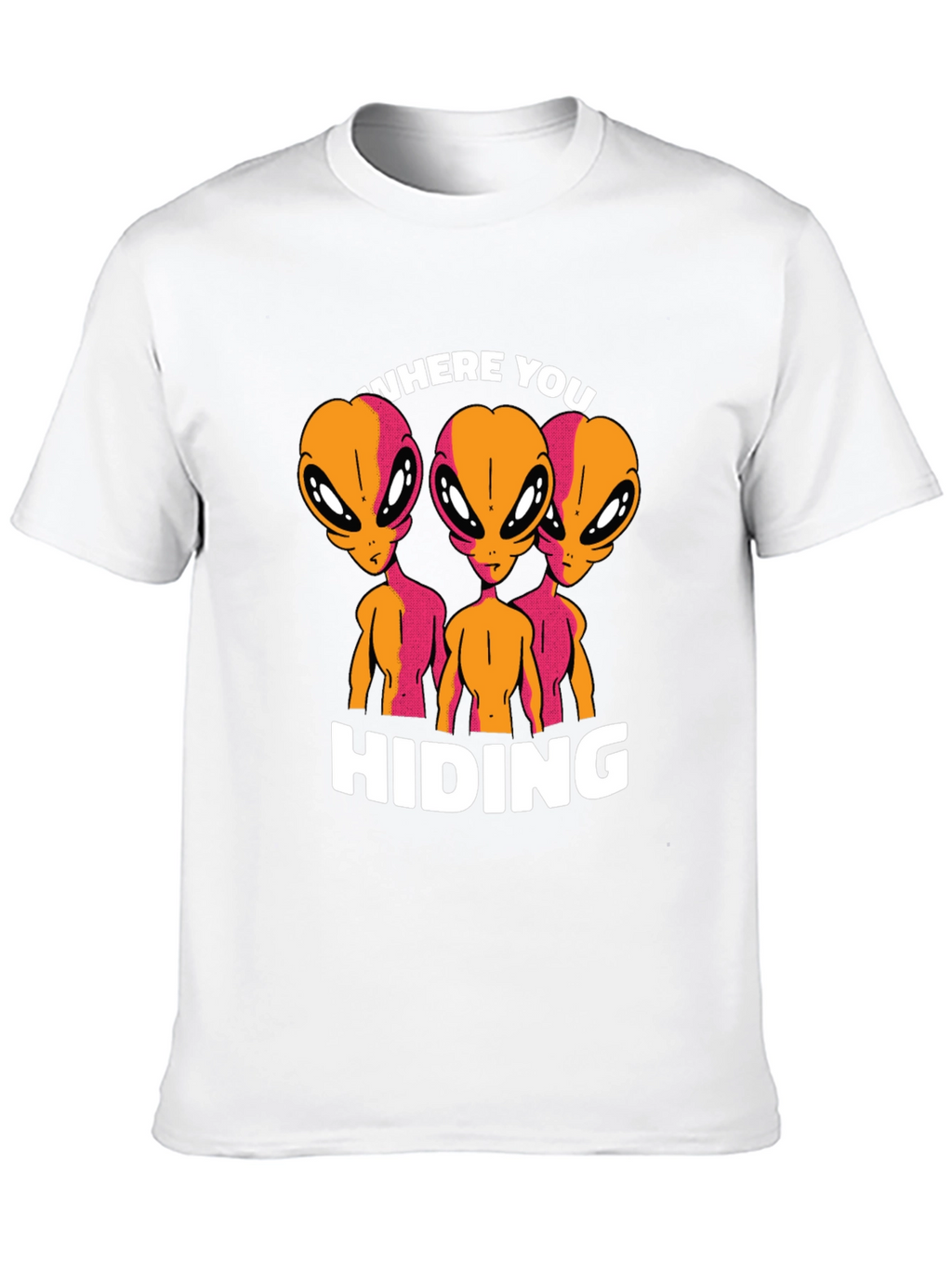Alien Where You Hiding Graphic T-Shirt