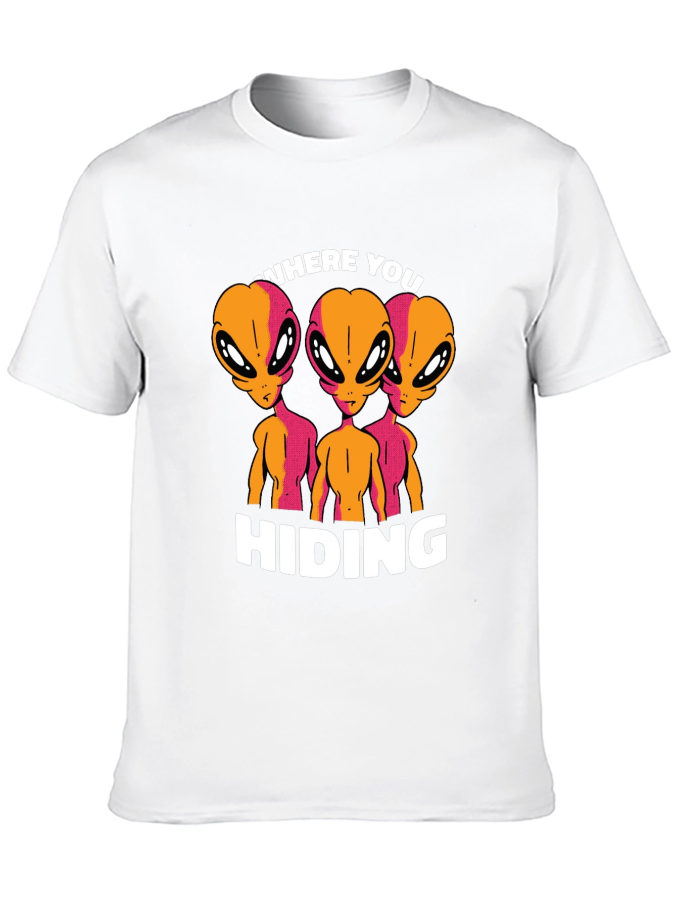 Alien Where You Hiding Graphic T-Shirt