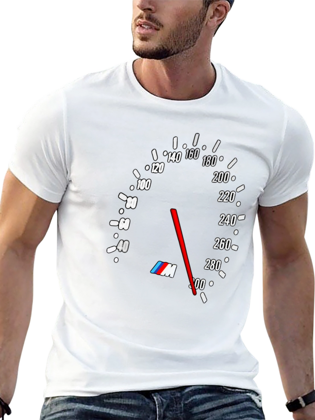 BMW M Speedometer Graphic Tee - Black