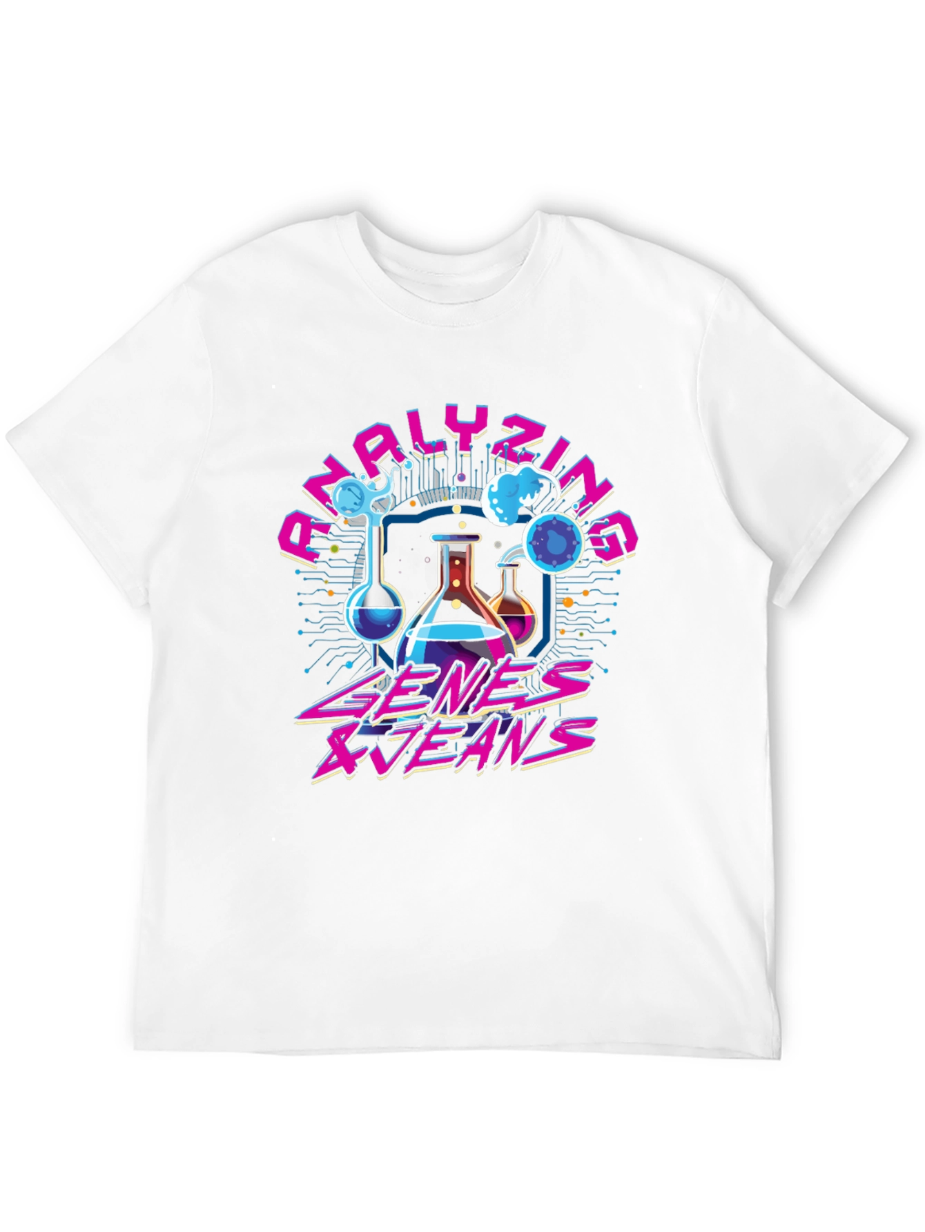 Analyzing Genes & Jeans Graphic T-Shirt