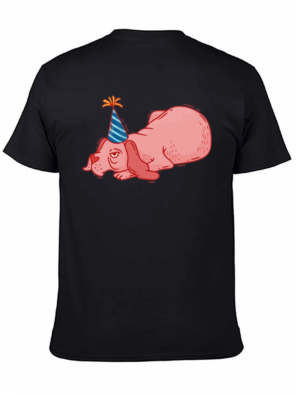 Party Dog T-Shirt - Funny Lazy Birthday Tee