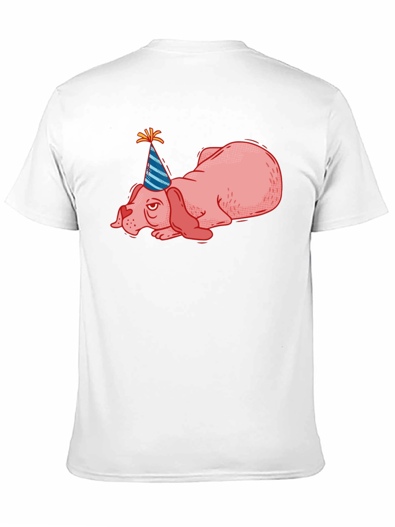 Party Dog T-Shirt - Funny Lazy Birthday Tee