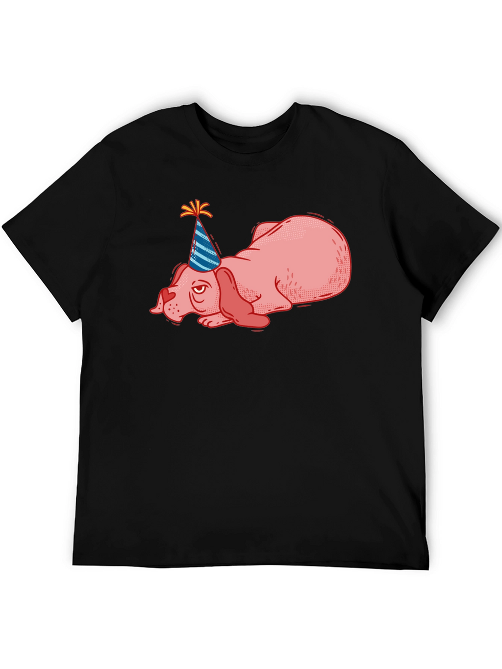 Party Dog T-Shirt - Funny Lazy Birthday Tee