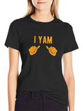 I Yam T-Shirt - Funny Thanksgiving Gift