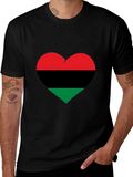 Pan-African Flag Heart Tee