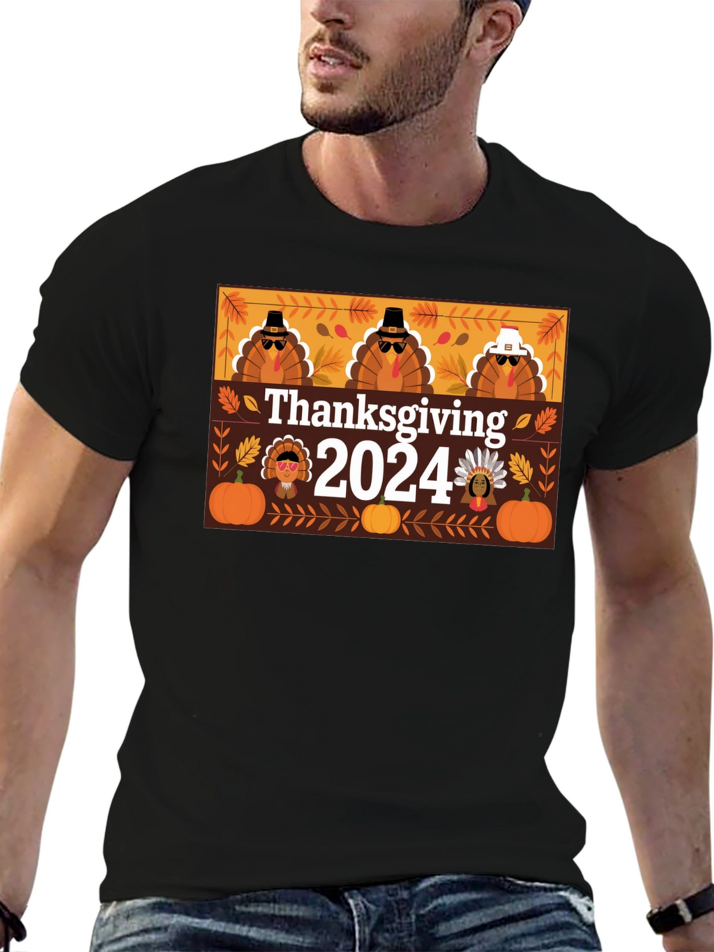 Thanksgiving 2024 Turkey T-Shirt