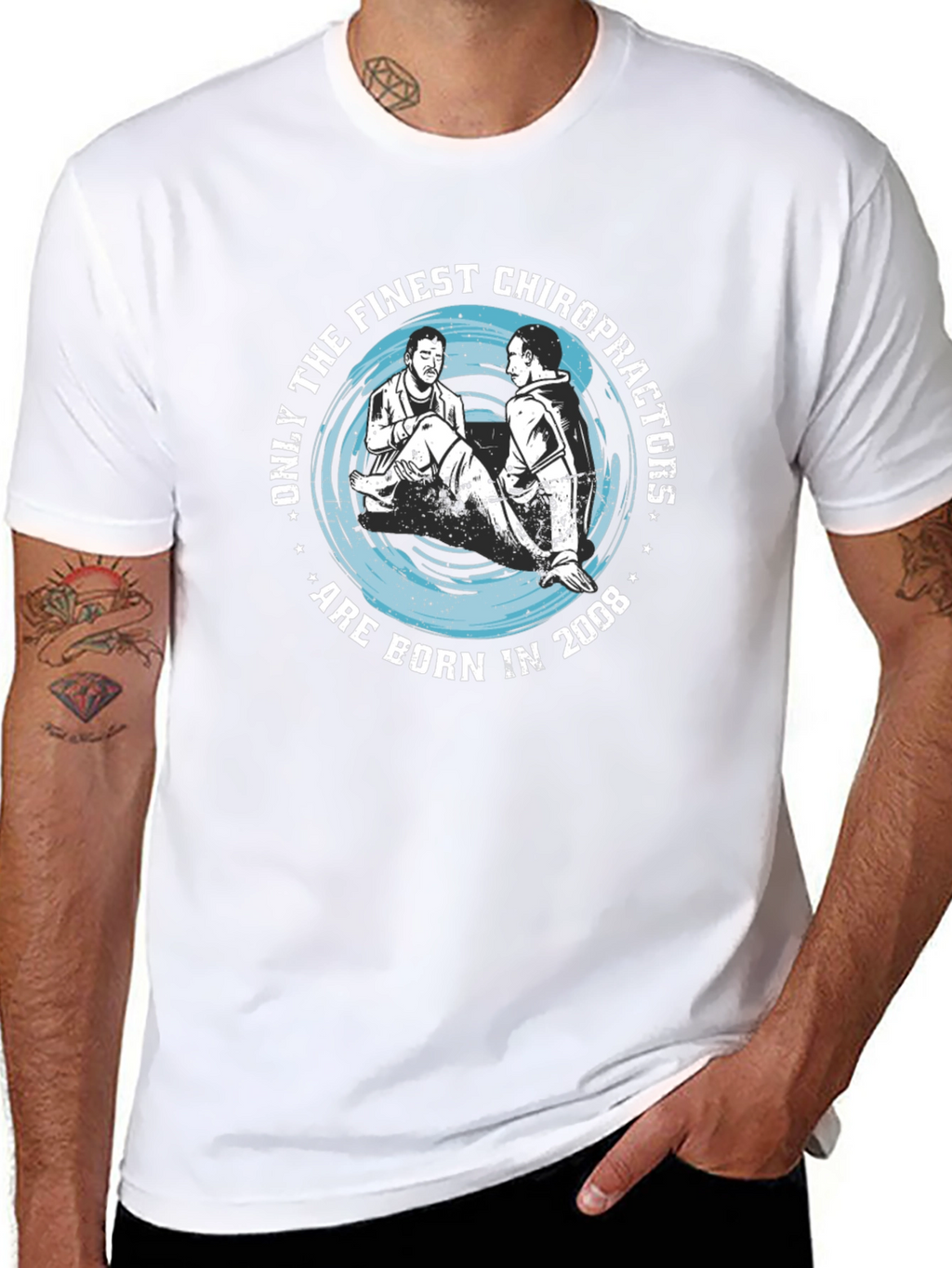 Finest Chiropractors Born in 2008 T-Shirt