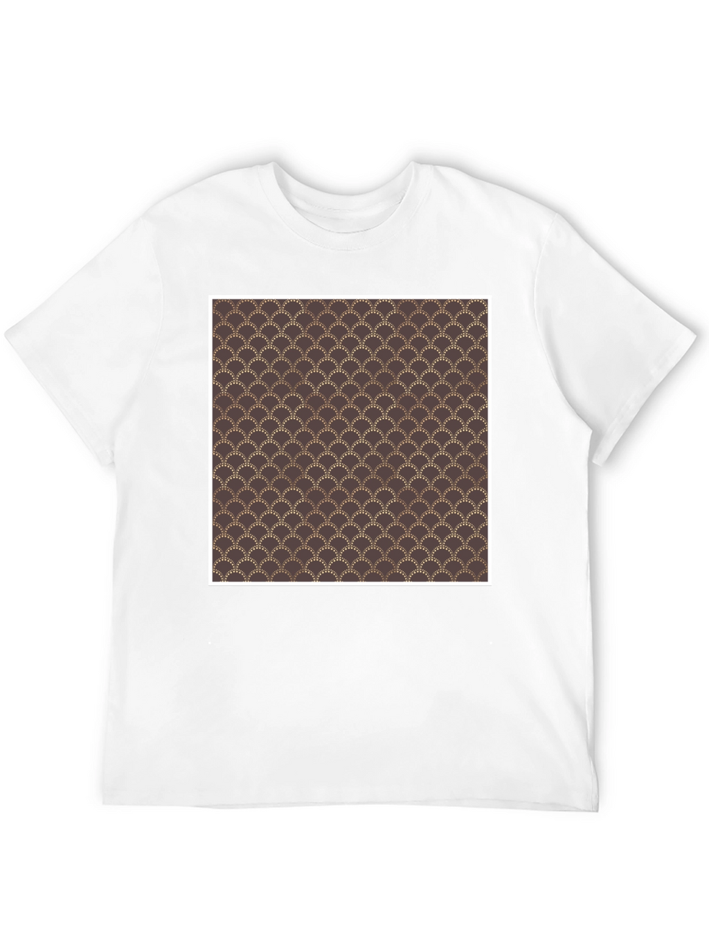 Art Deco Pattern Black T-Shirt