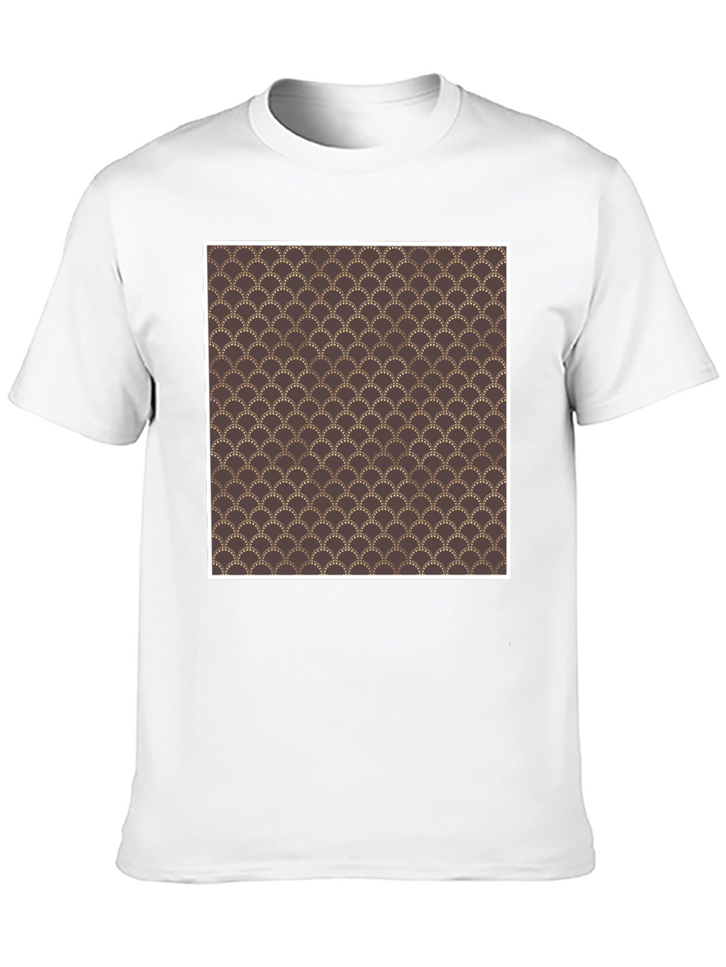 Art Deco Pattern Black T-Shirt