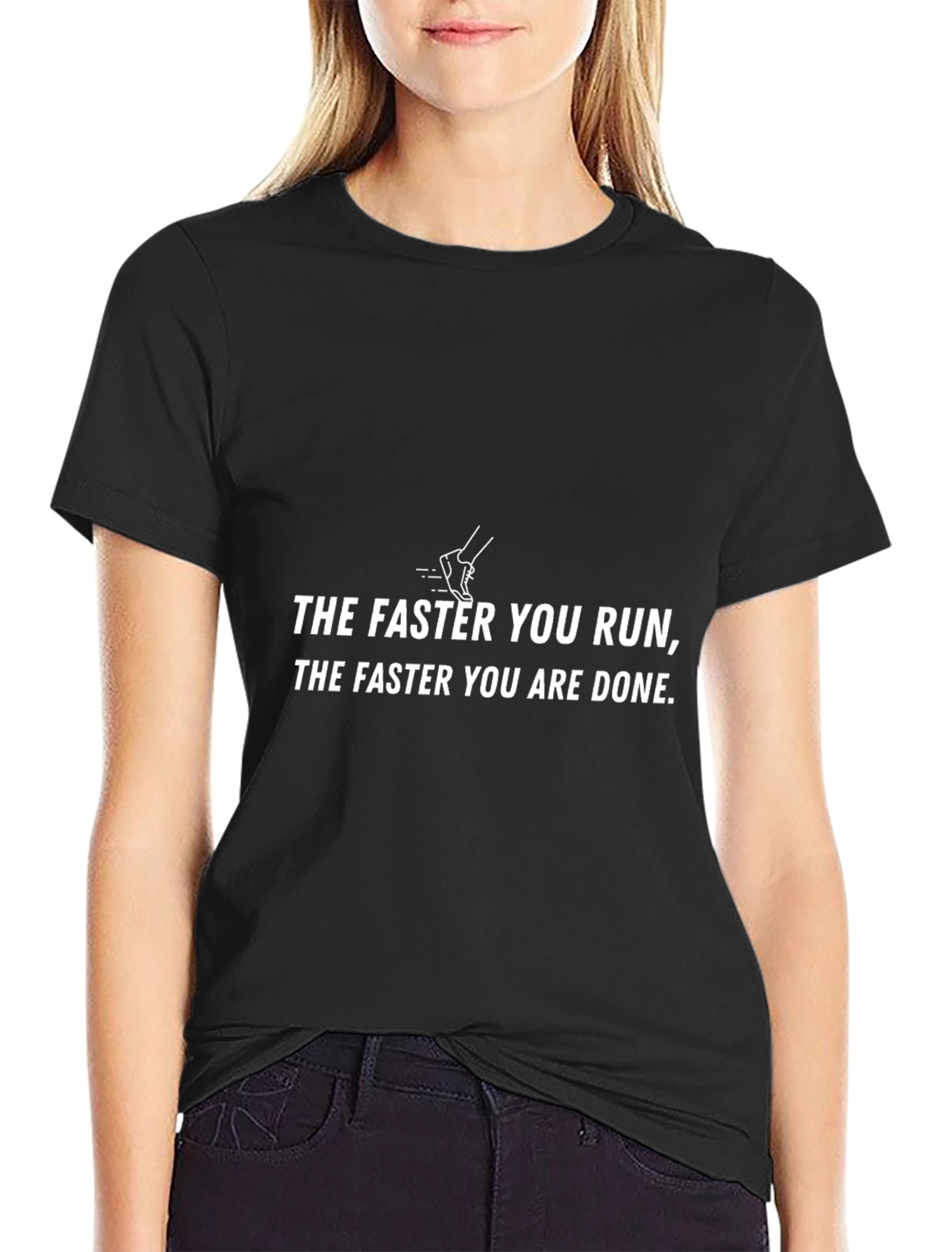 Running Humor Tee - The Faster You Run