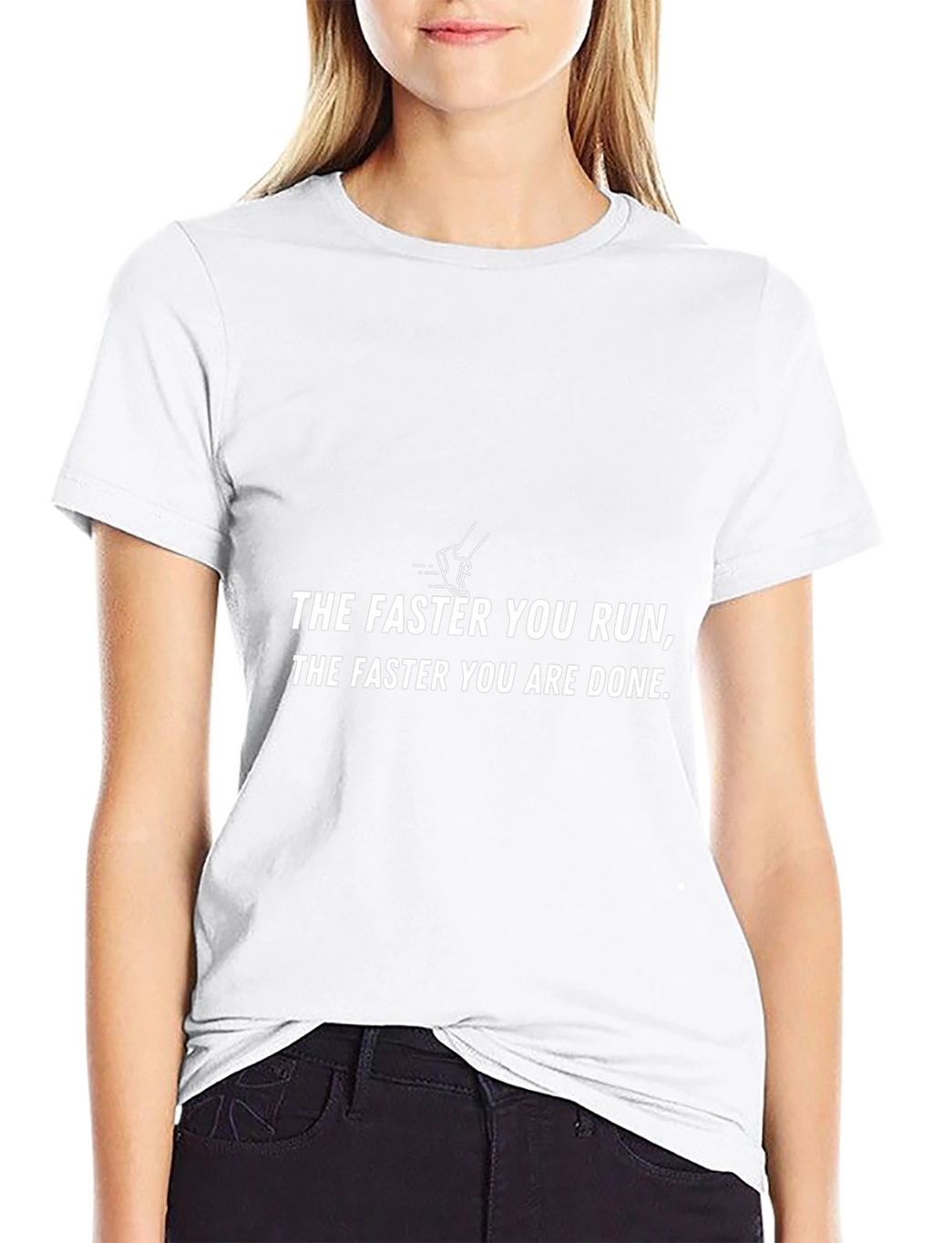 Running Humor Tee - The Faster You Run
