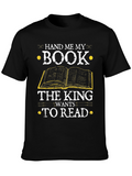Hand Me My Book T-Shirt - Reader Gift