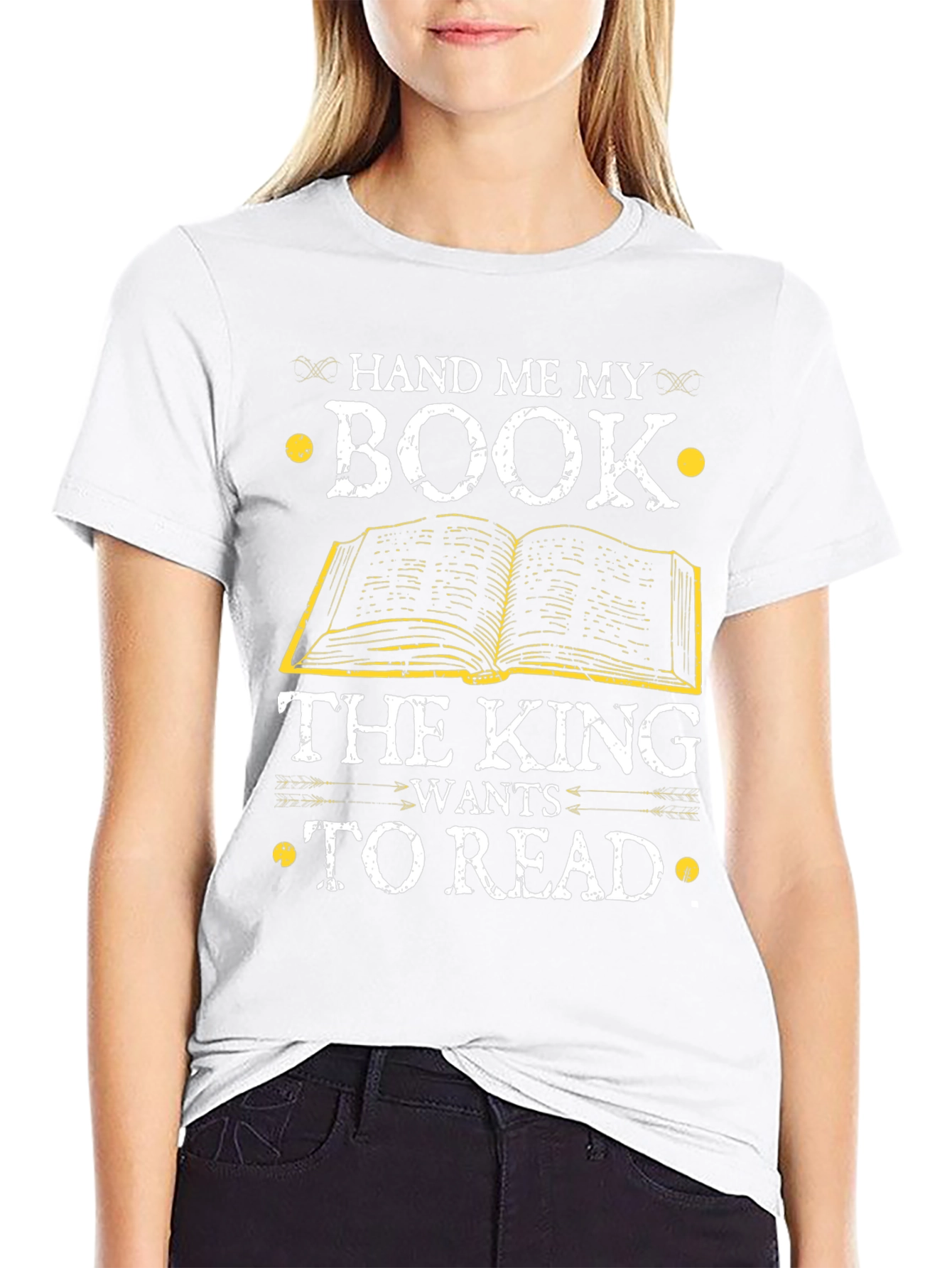 Hand Me My Book T-Shirt - Reader Gift