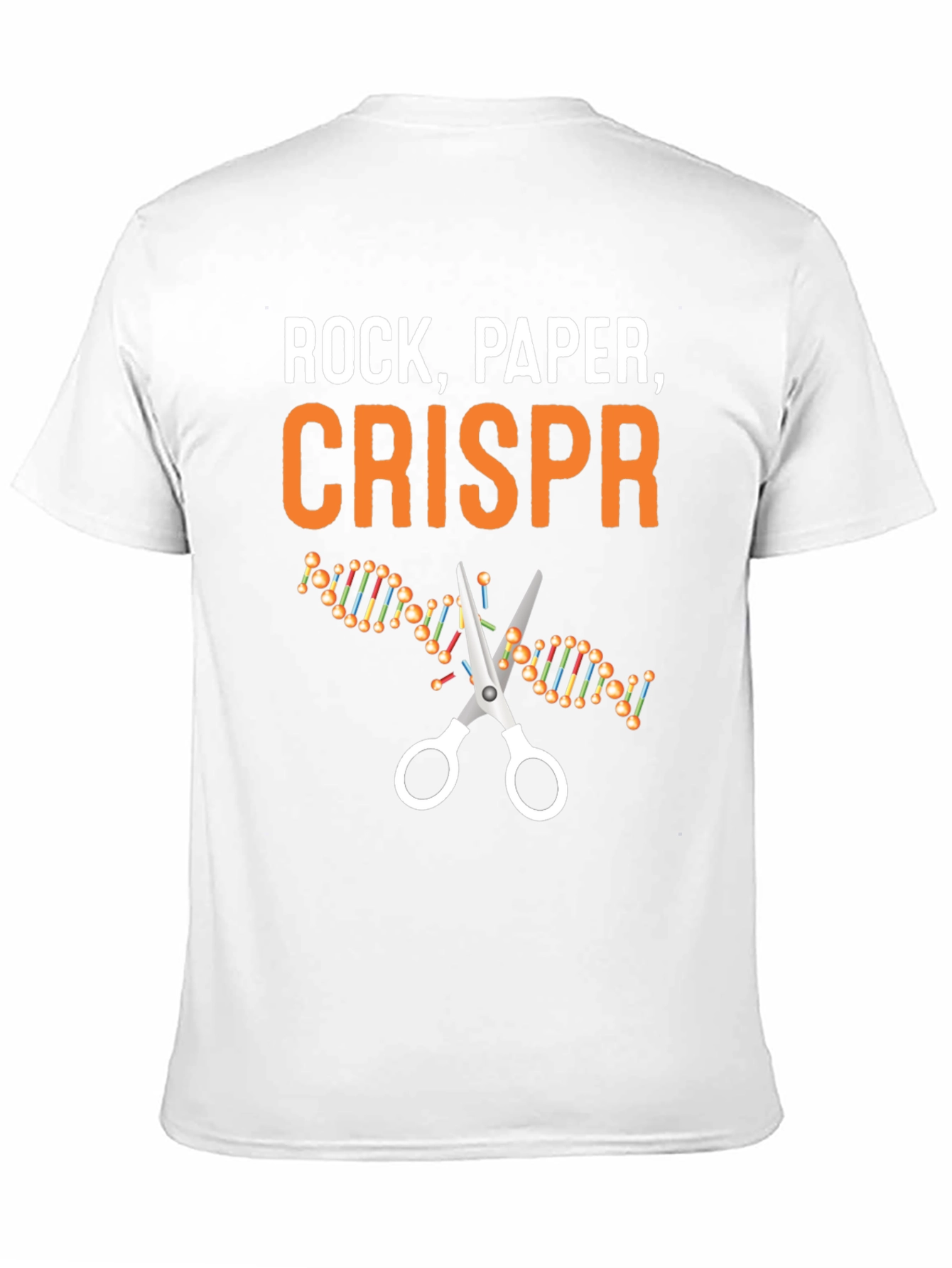 Rock Paper CRISPR T-Shirt - Science Humor Tee