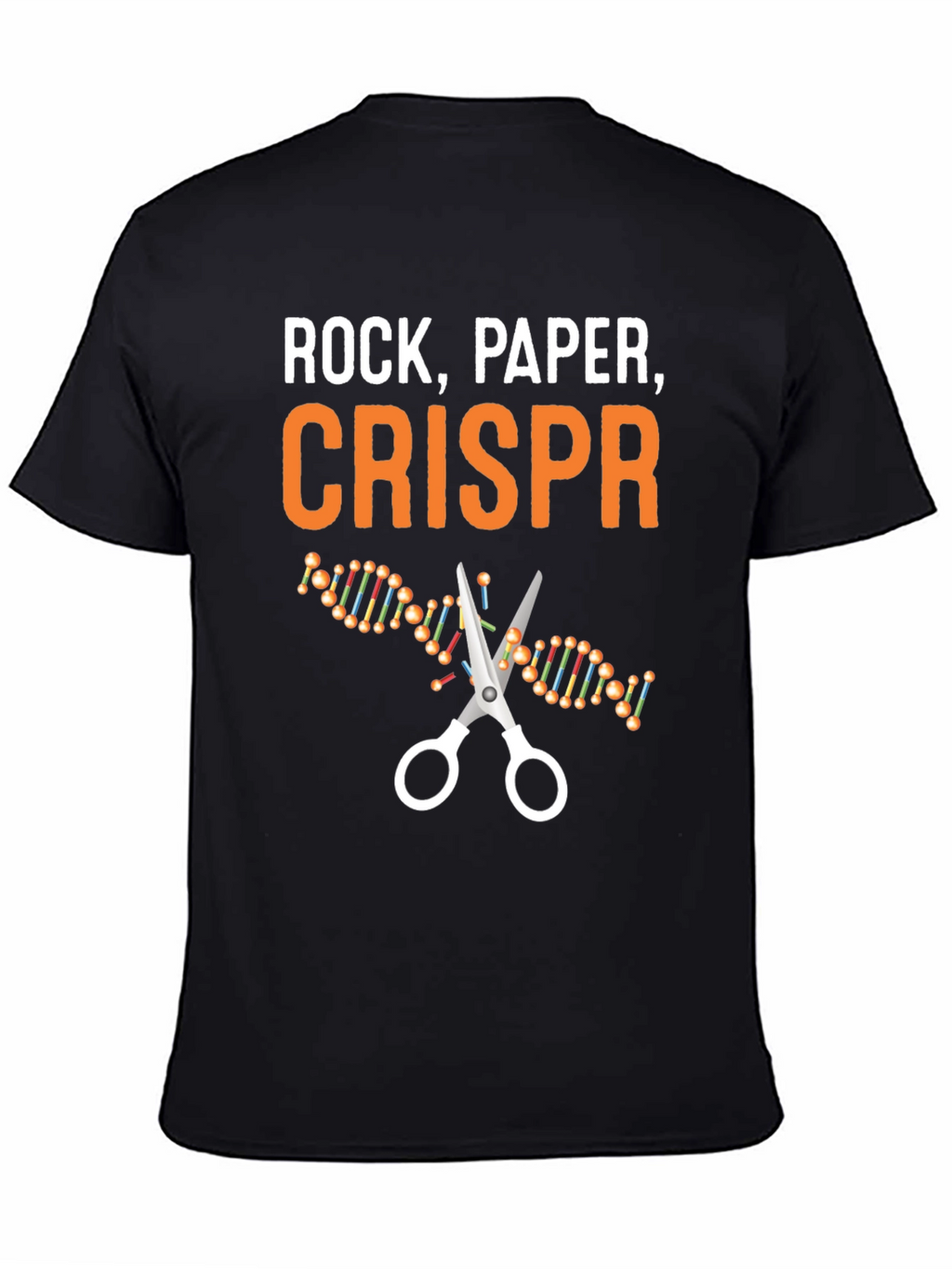 Rock Paper CRISPR T-Shirt - Science Humor Tee