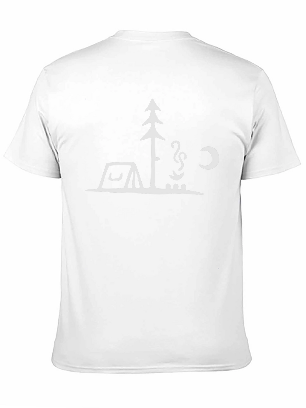 Camping Graphic T-Shirt - Black