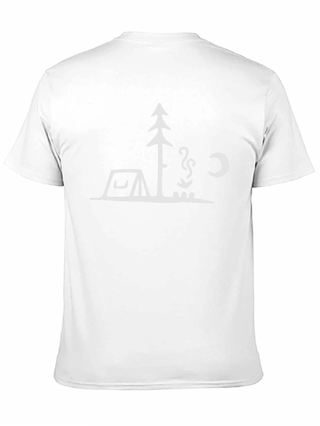 Camping Graphic T-Shirt - Black