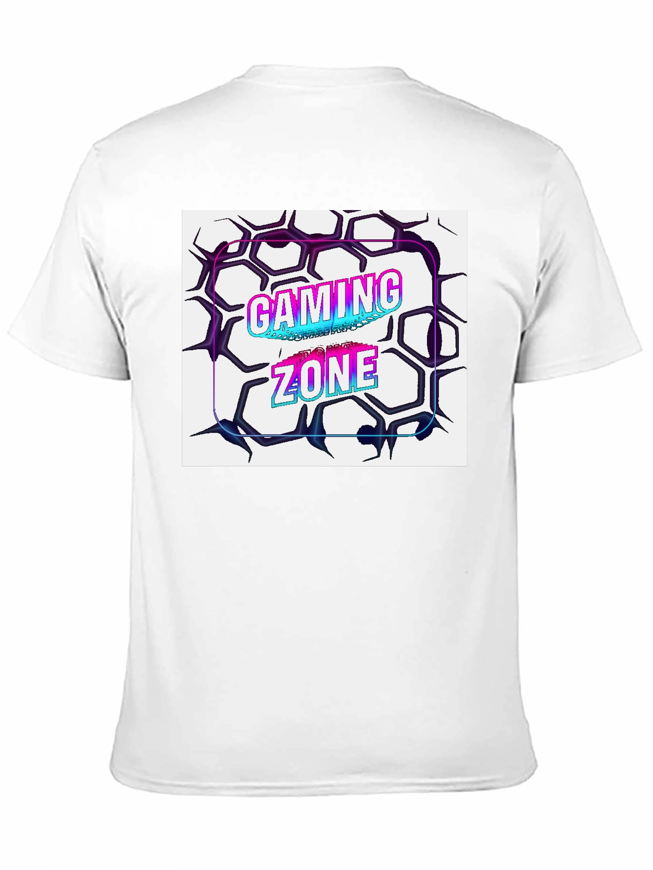 Gaming Zone Graphic Tee - Black Cotton Blend