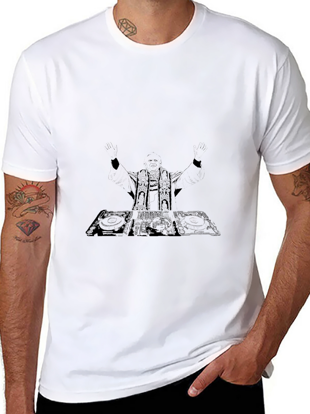 DJ Graphic Tee - Black