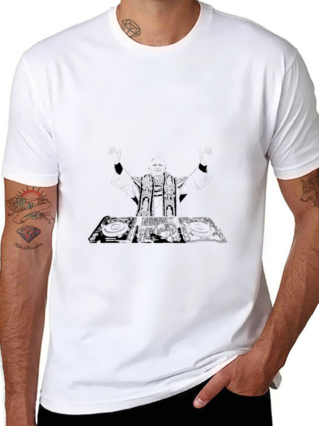 DJ Graphic Tee - Black